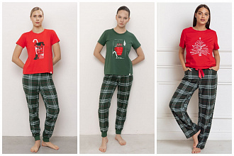 Новогодние коллекции в красно-зеленом сочетании всегда по-особенному воспринимаются и греют душу