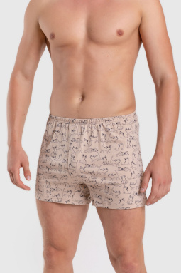 Трусы муж,s7017,s7017/44,s7017/35(кошки в дубае,беж,,кошки в Дубае), (48)