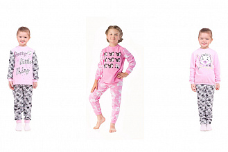 Тёплая пижамка с начёсом Тёплая пижамка с начёсом