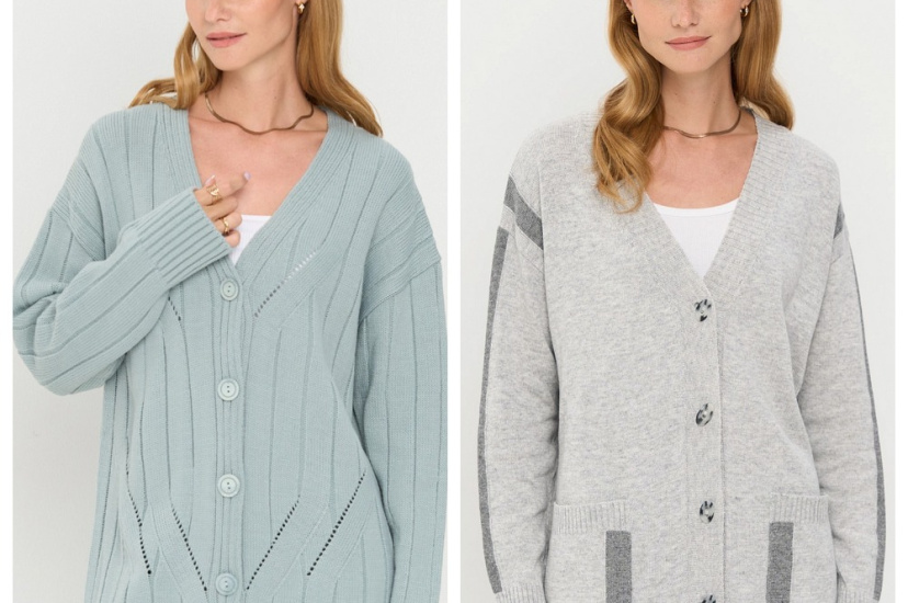 Вязаные жакеты уместны в любом образе!