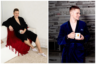 Мужской домашний халат - признак хорошего тона Мужской домашний халат - признак хорошего тона