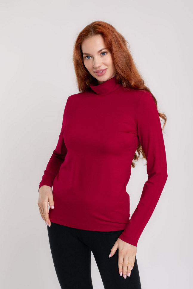 Джемпер жен,s9133,s9133/100(тёмно-красный,бордо,,), (46-170,176)