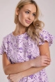 Сорочка ноч жен,s8180,s8180/7(лиловый цветник,сирень-св,,лиловый цветник 8839-v11), (46-164)