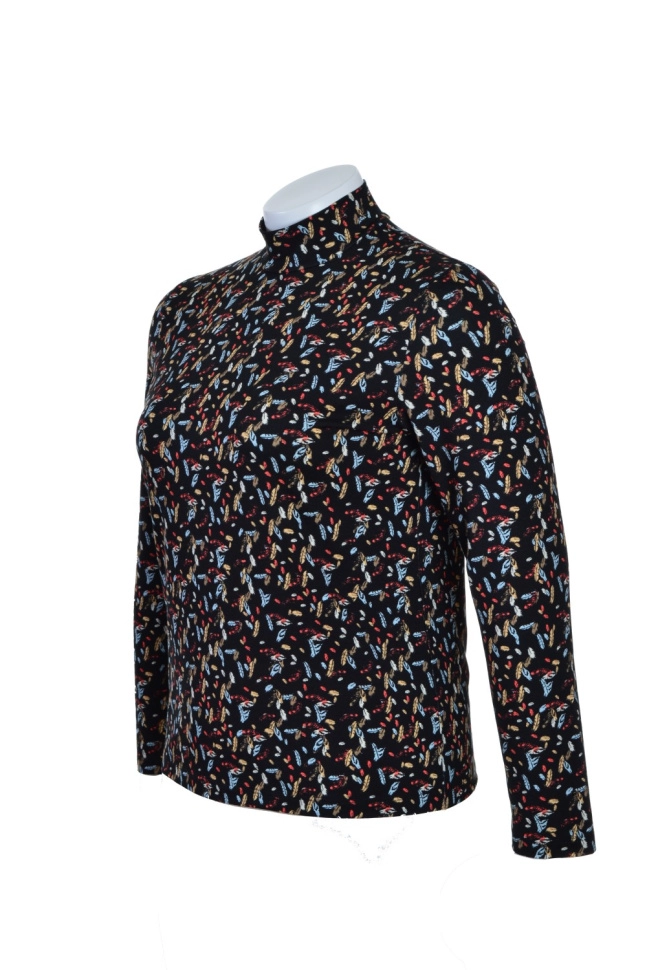 Джемпер жен,а130,а13001(беж гол перья,чер,,), (48-158,164)