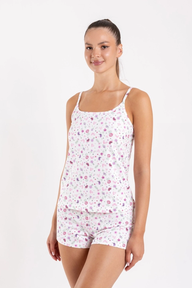 Пижама жен,s5020,s5020/18(девчонкины рисунки,бел,,Девчонкины рисунки 6264А-V02), (46-164)