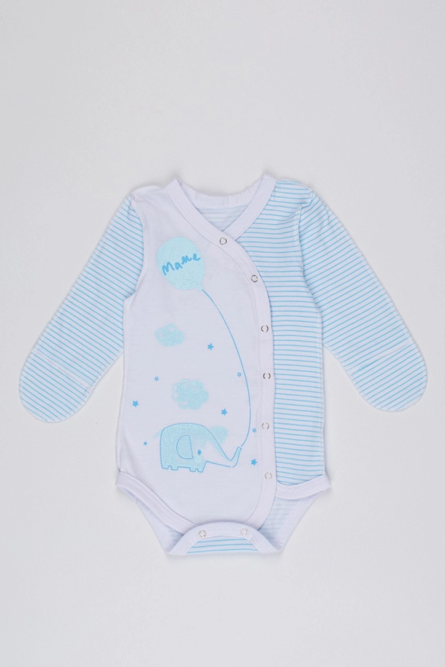 Боди мал,в407922,-(ровнялки голубые,гол,,слоник гол полока), (18-56)