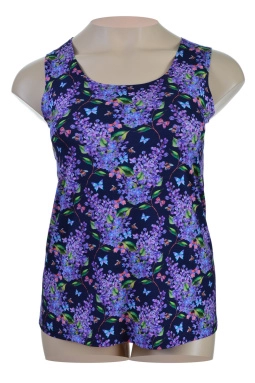 Майка жен,а1008,а100807(,син-т,,цветы сирени), (50-158,164)