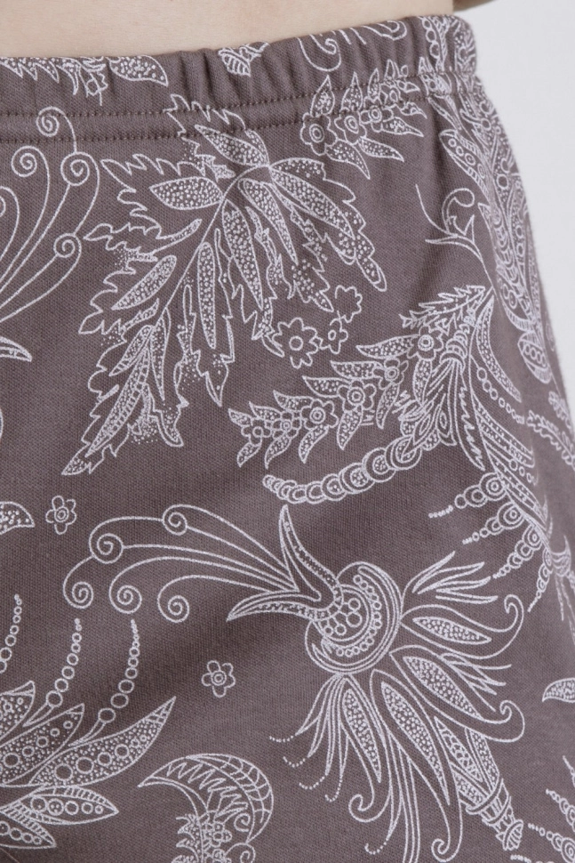 Пижама жен,в218122,-(турецкие мотивы коричневые,молоч,корич,), (50-158,164)