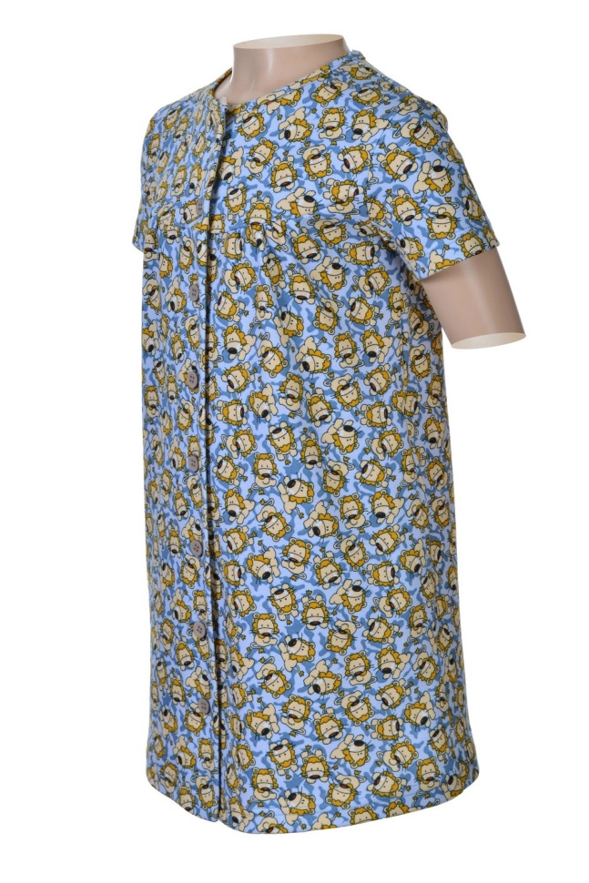 Халат дев,л777890,-(львы на голубом,сер-св,,львята), (30-110,116)