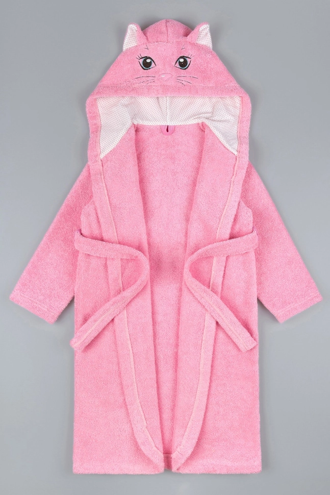 Халат дев,0839,-(розовый, кошка,роз-св,,кошка), (28-104,110)