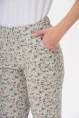 Брюки жен,b0264,b0264-f72.4s03(оливковый,зел-св,,роз розочки), (44-164)