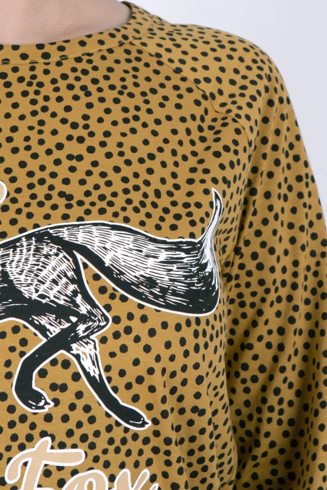 Костюм жен,в207116,-(лисий по горчице,жел,чер,лиса горошек), (50-158,164)