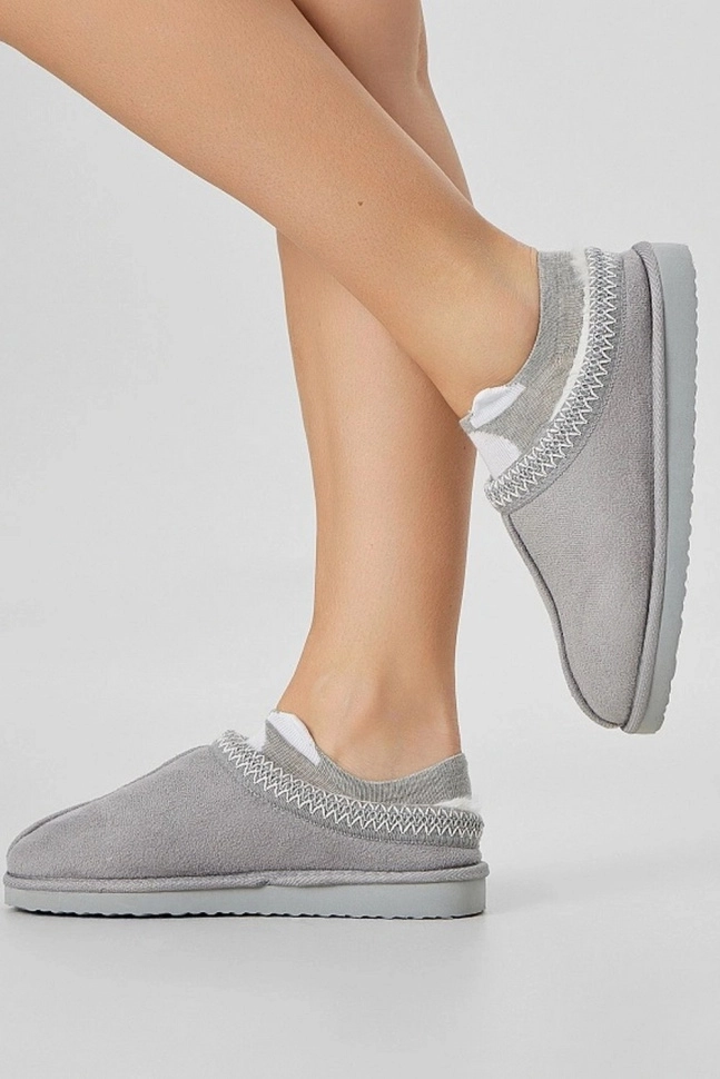 Носки жен,24397k,2751(серый меланж,сермел,,ушки пятна), (25-27)