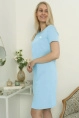 Платье жен,70127,-(лазурный,лазур,,квадрат надп), (44-170)
