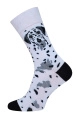 Носки жен,б4200,157(белый,бел,,далматинец), (23-25)