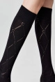 Гольфы жен,23с-152сп,007(черный,чер,,ромбы ажур), (23-25)