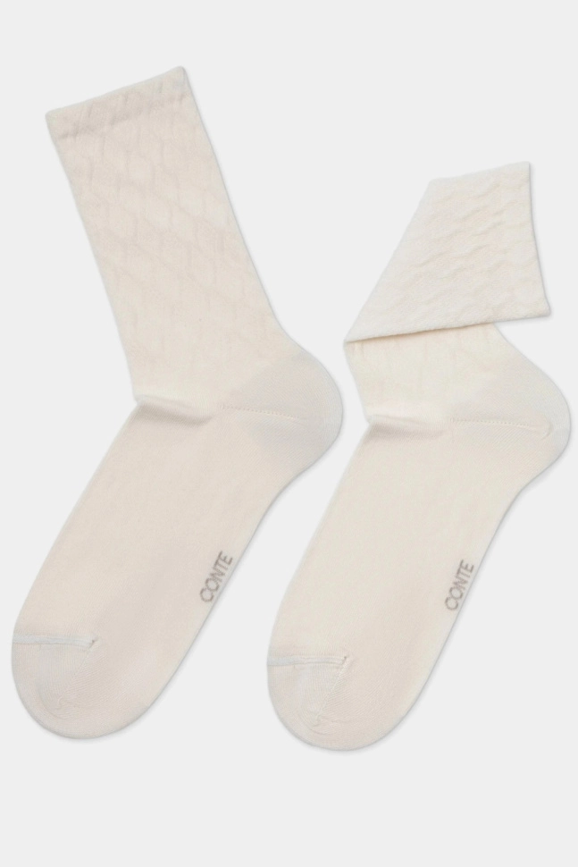 Носки жен,24с-73сп,620(молочный,молоч,,), (23-25)