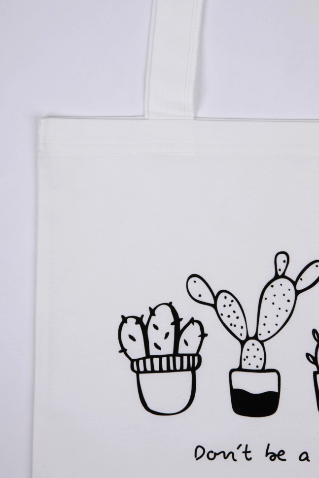 Сумка жен,в973899,-(молочный+четыре кактуса,молоч,,) (33х38)