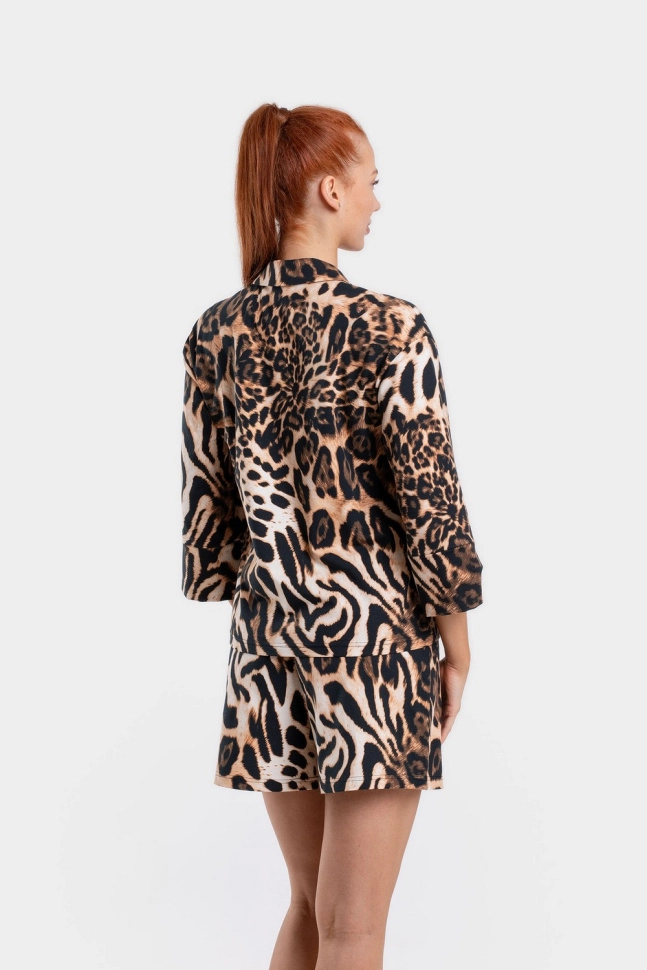 Пижама жен,s5058,s5058/31(леопард,корич,,чарующий ягуар 5127-36), (48-170)