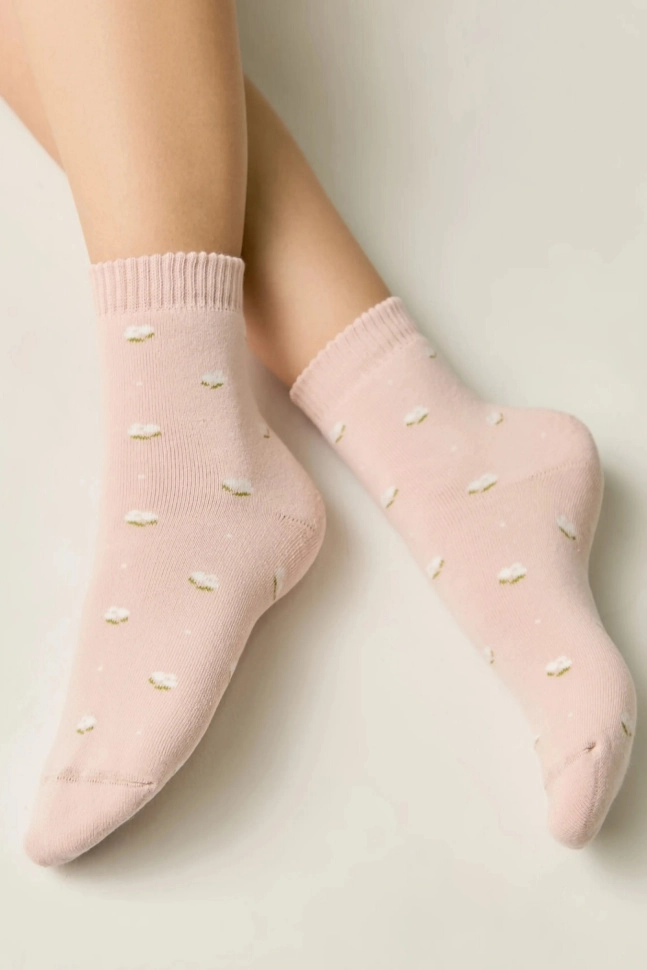 Носки жен,б1408,702(св.персик,роз,,молоч цв), (25)