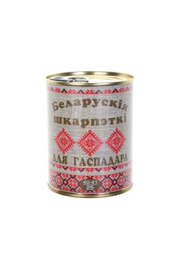 Носки муж,б2128в,070(белый,бел,,банка с носками белорусский орнамент), (25)