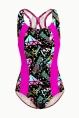 Купальник дев,к23.4.0,-(,чер,,малин вставки геом), (34-134)