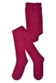 Колготки дев,с662,-(бордовый,бордо,,ромбы зигзаги полосы), (134,140-20-21)