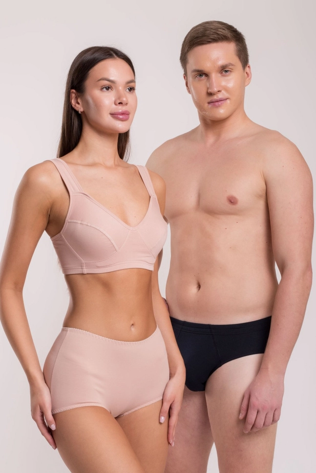 Бюстье жен,s1025,s1025/31(серебристый пион,беж,,), (44-170)