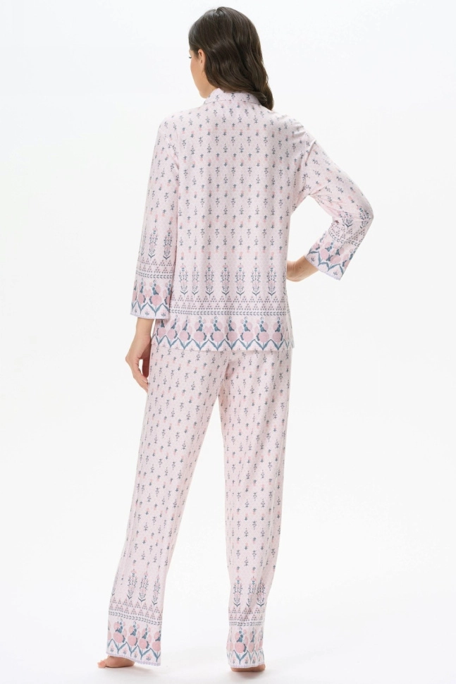 Пижама жен,p0305,p0305-f31.3f01(розовый,роз-св,,цветочный купон), (46-164)