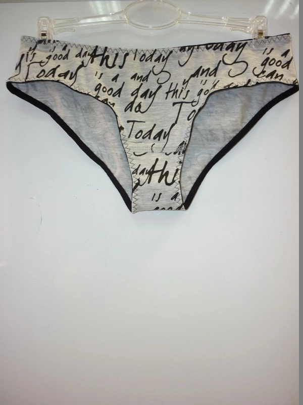 Трусы жен,s4828,s4828/11(серый меланж с рис. 23331,сермел,-,чер надписи), (44)