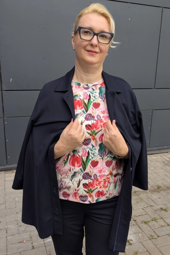 Жакет жен,f1040,f1040-o59.3f02(тёмно-синий,син-т,,), (44-164)