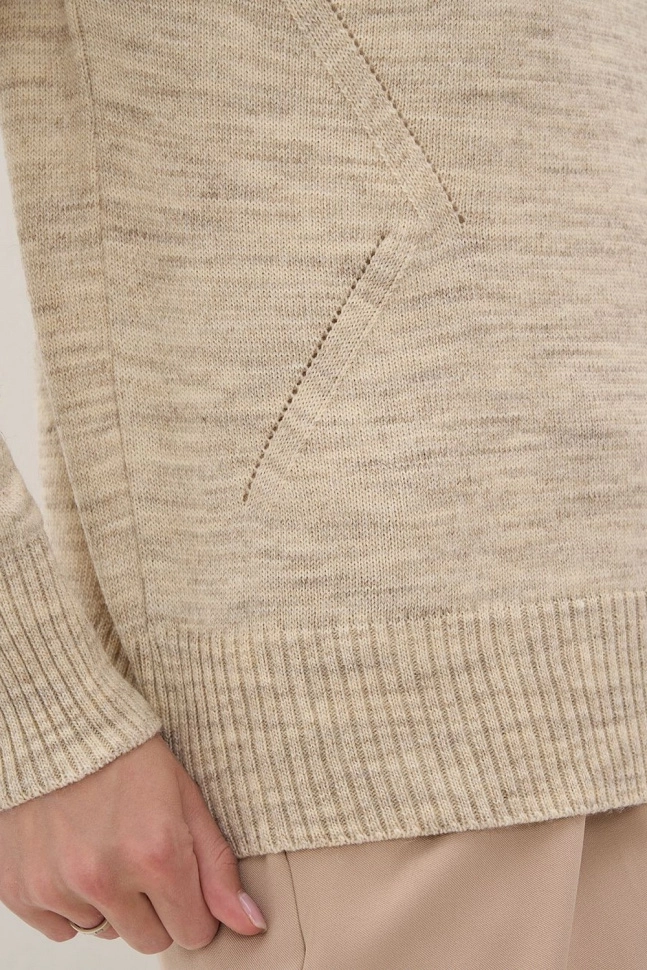 Джемпер жен,5242-41384,-(св.бежевый,бежмел,,), (46-48-158,164)