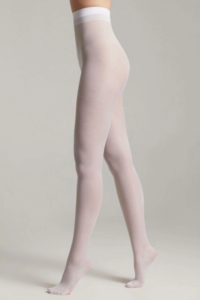 Колготки жен,8с-46сп,tango40(bianco,бел,,полупрозрачные без шортиков), (2)