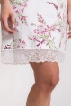 Сорочка ноч жен,s8149,s8149/27(тофу с рис. 11026,молоч,,цветы), (50-170)