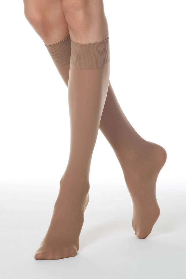 Гольфы жен,8с-9сп,microfibra50(natural,беж,,), (23-25)