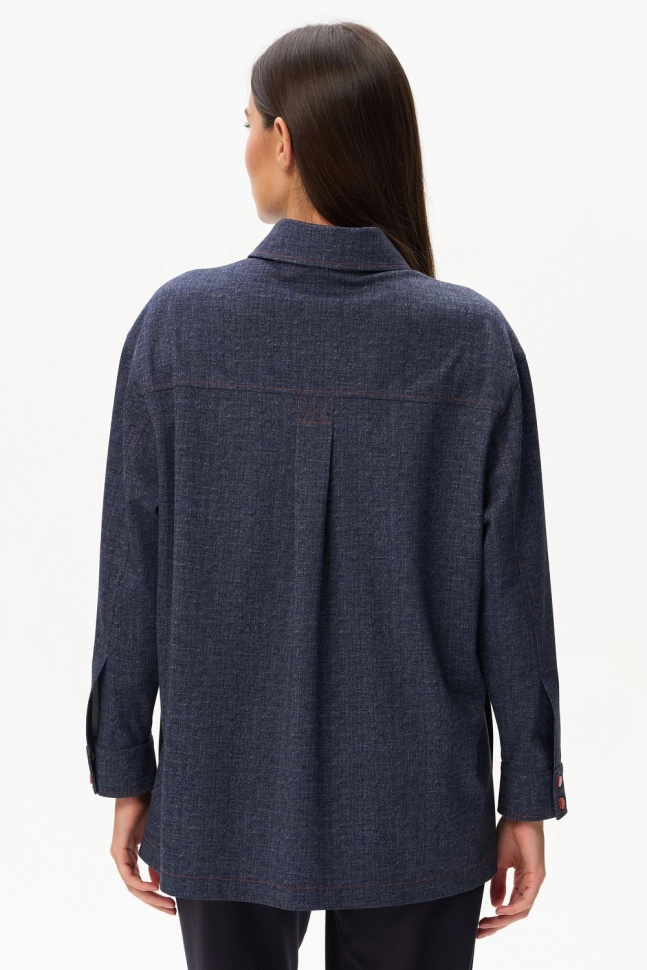 Жакет жен,j1240,j1240-d50.6s03(синий,синмел,,красн кнопки), (44-164)