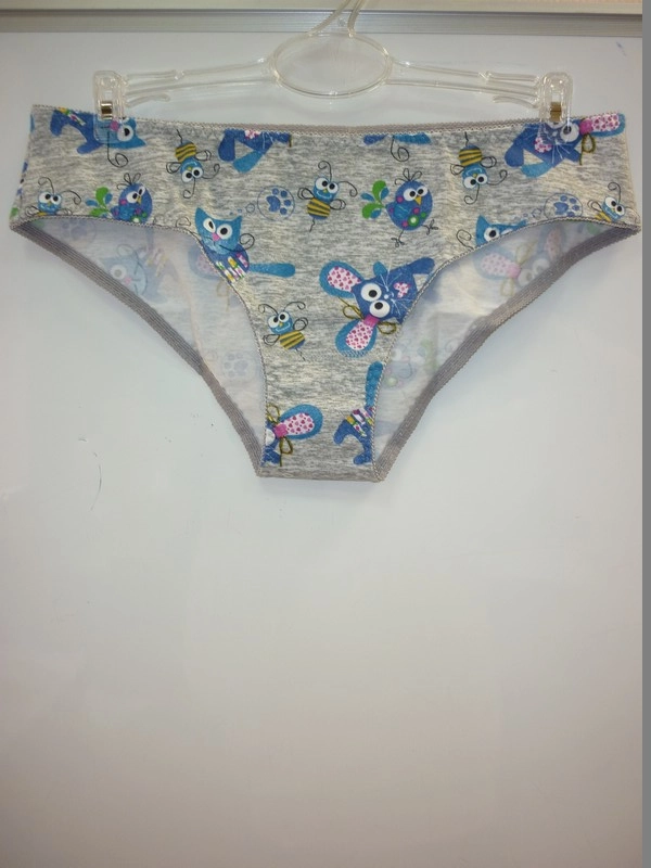 Трусы жен,s4828,s4828/10(меланж с рис. 127,сермел,-,гол звери), (42)