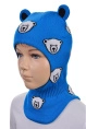 Шлем мал,01224-02,-(ярк.синий,син,,ушки мишки), (44)
