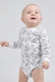 Боди дев,1001а-11,-(розовый+белый,бел,,кошки), (24-80)