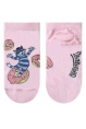 Носки жен,б1160,615(бл.розовый,роз-св,,кот на пончике), (23)