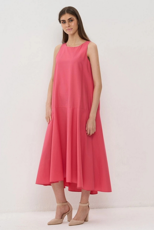 Платье жен,5241-3799,-(розовый коралл,роз,,), (46-158,164)