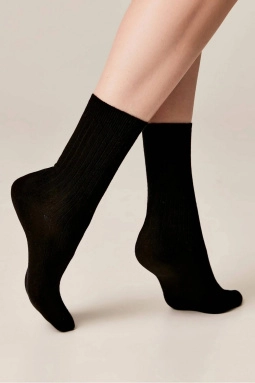 Носки жен,б1156,585(черный,чер,,), (23)
