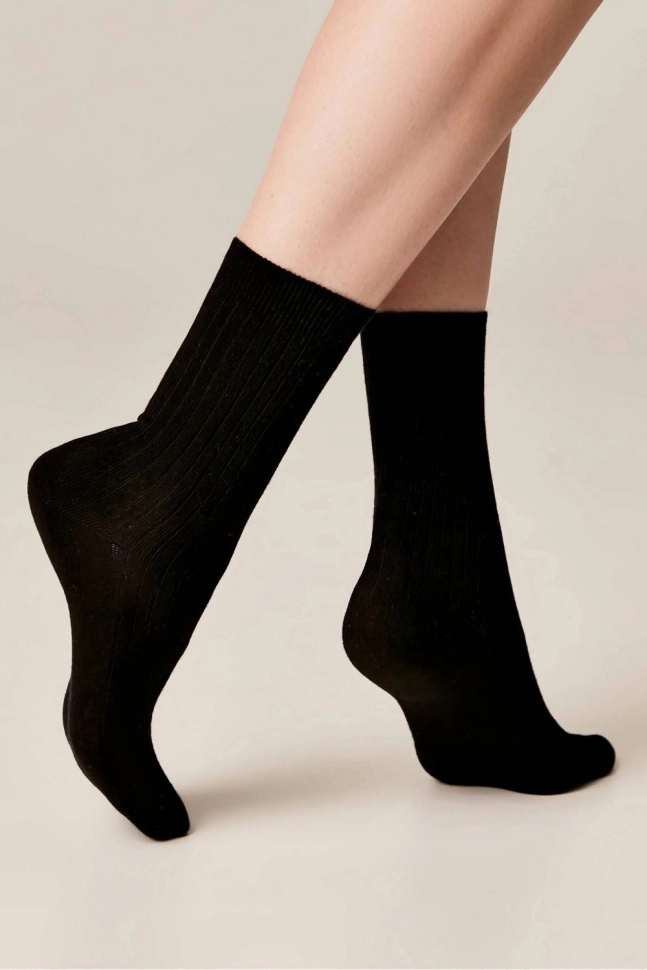 Носки жен,б1156,585(черный,чер,,), (23)