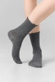 Носки жен,21283k,1719(т.серый меланж,антрац,,рюша), (25-27)