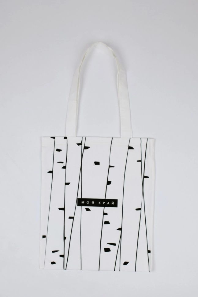 Сумка жен,в973899,-(молочный+мой край,молоч,,березы) (33х38)