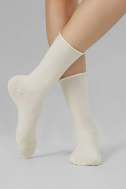 Носки жен,25245kby-1,1303(молочный,молоч,,), (25-27)