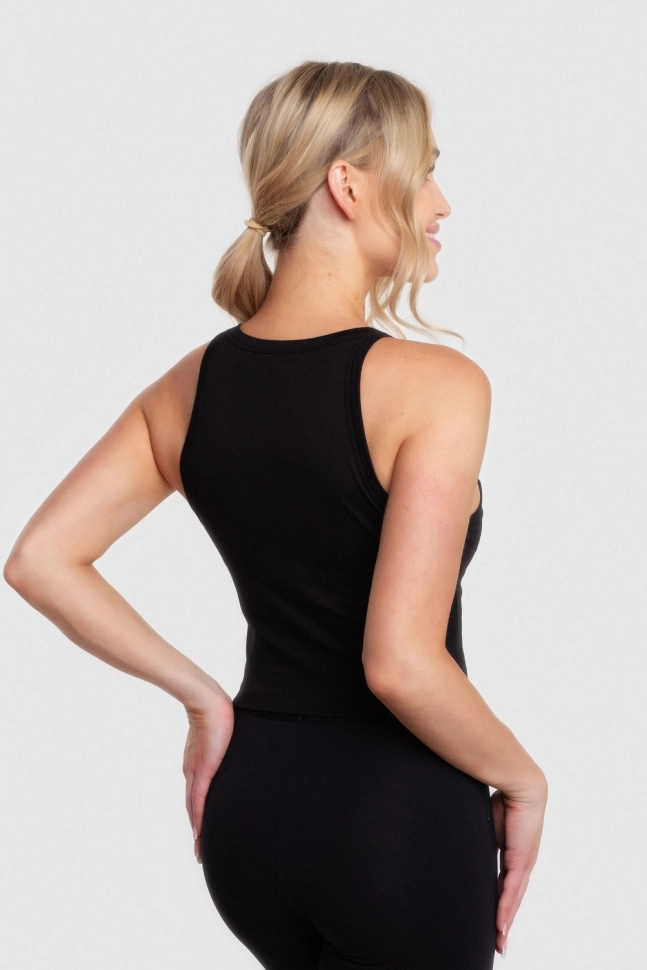 Майка жен,s0299,s0299/19(черный,чер,,), (42-170,176)