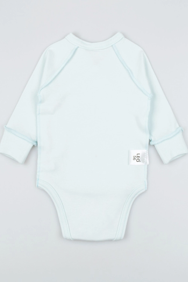 Боди мал,2001а-1,-(светло-голубой,гол,,усы маленький мужчина), (20-56)