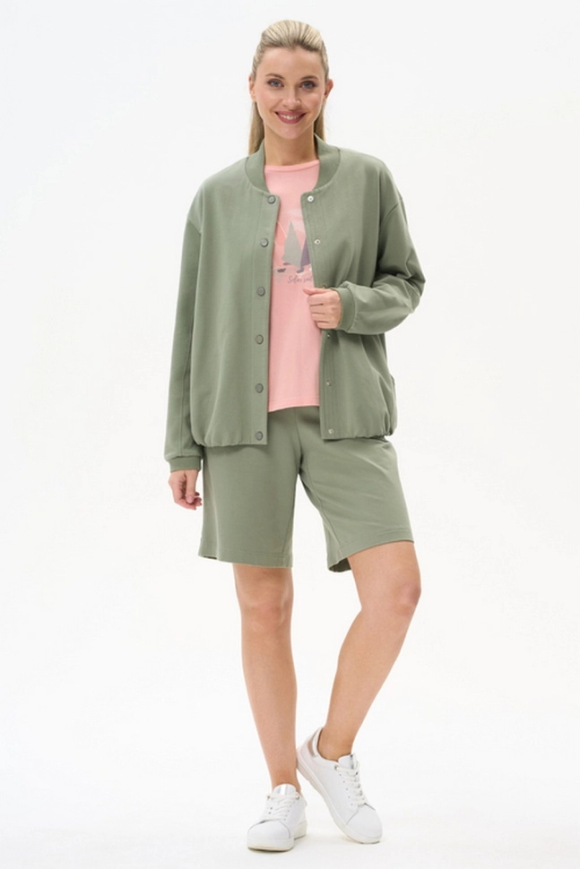 Шорты жен,b1120,b1120-o74.5s09(полынь,зел,,), (48-164)