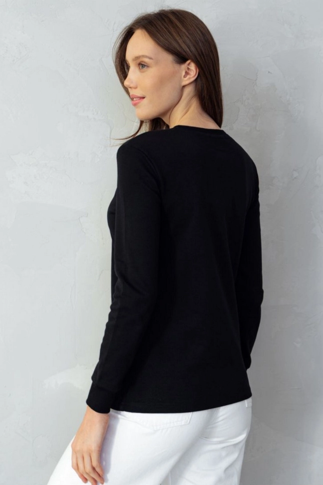 Джемпер жен,30084,1f-911(черный,чер,,), (48-170)